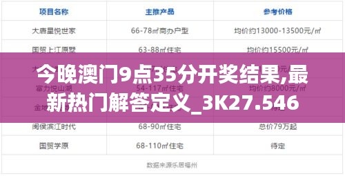 今晚澳门9点35分开奖结果,最新热门解答定义_3K27.546