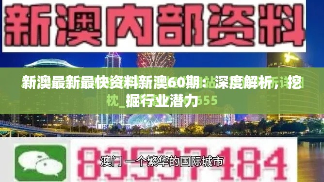 新澳最新最快资料新澳60期：深度解析，挖掘行业潜力