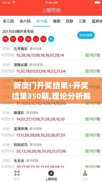 新澳门开奖结果+开奖结果350期,理论分析解析说明_Surface6.714