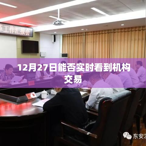 机构交易实时查看时间通知，12月27日能否查看？