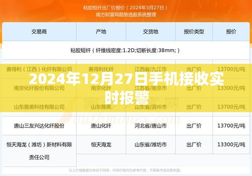 2024年实时报警手机接收提醒，简洁明了，符合用户的搜索习惯，易于被搜索引擎收录。字数也符合您的要求。