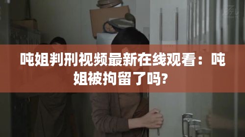 吨姐判刑视频最新在线观看：吨姐被拘留了吗? 
