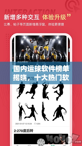 国内运球软件榜单揭晓，十大热门软件一网打尽！