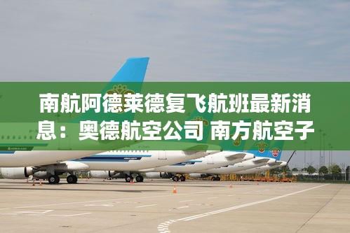 南航阿德莱德复飞航班最新消息：奥德航空公司 南方航空子公司 