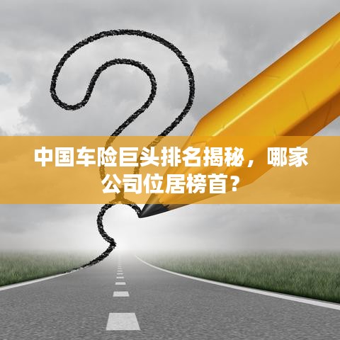 中国车险巨头排名揭秘，哪家公司位居榜首？
